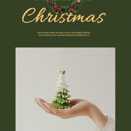 Dcc015 Christmas Tree Scented Candle Wholesale..