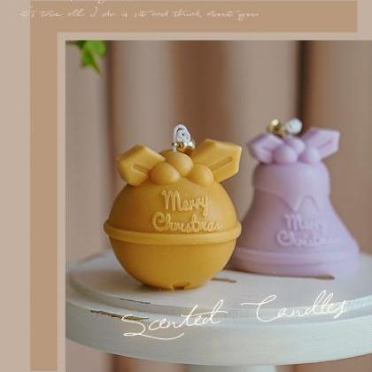 Dcc016 Christmas Bell Scented Candles Gift..