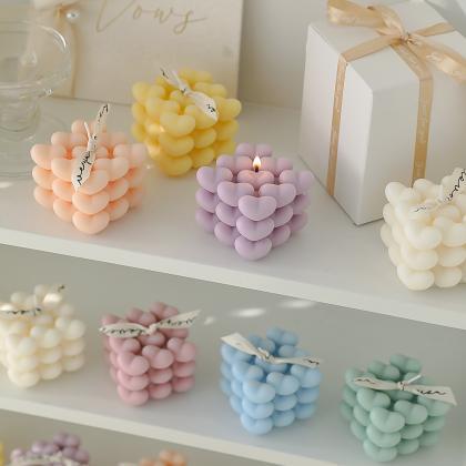Dcc017 Love Cube Candle Factory Wholesale..