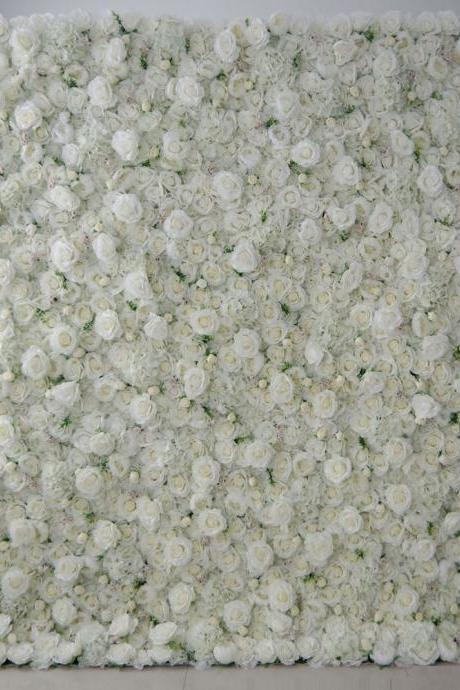 Dcfw052 7d Roll Up Artificial Flower Wall (accept Custom)
