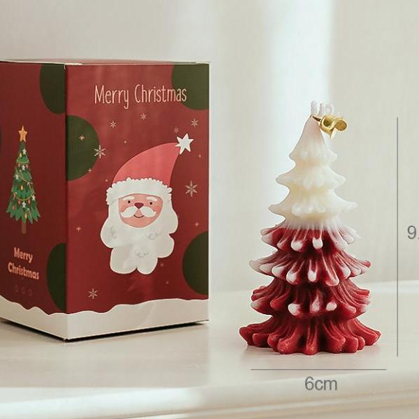 DCC015 Christmas Tree Scented Candle Wholesale Gift Box Set Christmas Gift Creative Candles